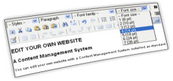 Website editor graphic