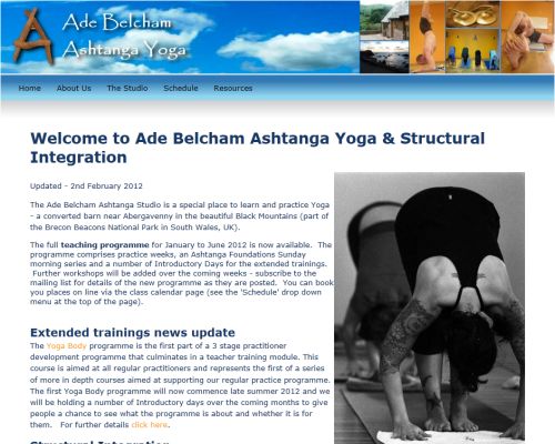 Ade Belcham Ashtanga Screenshot