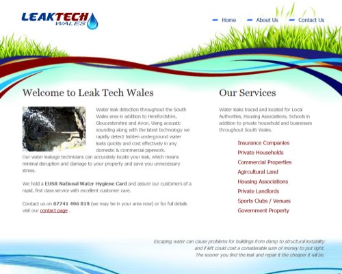 Leaktech Wales Screenshot