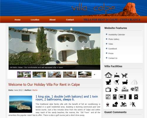 Villa Calpe Screenshot