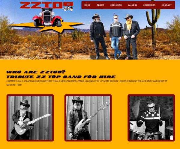 Screenshot of zztoo.co.uk website