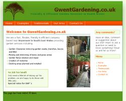 Screenshot of Gwentgardening.co.uk - Link to more information