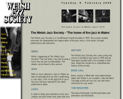 Screenshot of jazzwales.org.uk - Link to more information