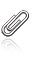 paperclip bookmark graphic